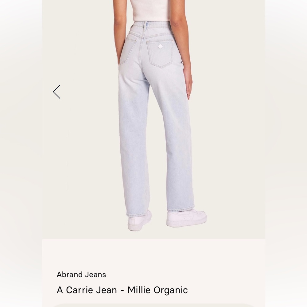 NWT Abrand Wide Leg High Rise Mom Jeans vintage 90s, size 26